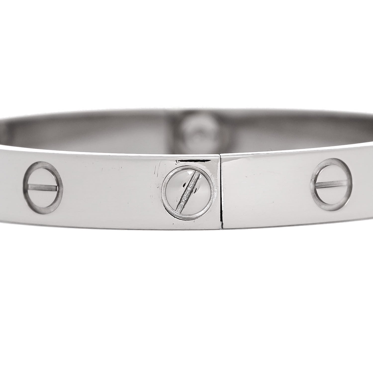 Cartier 18K White Gold LOVE Bracelet 16 4 of 6