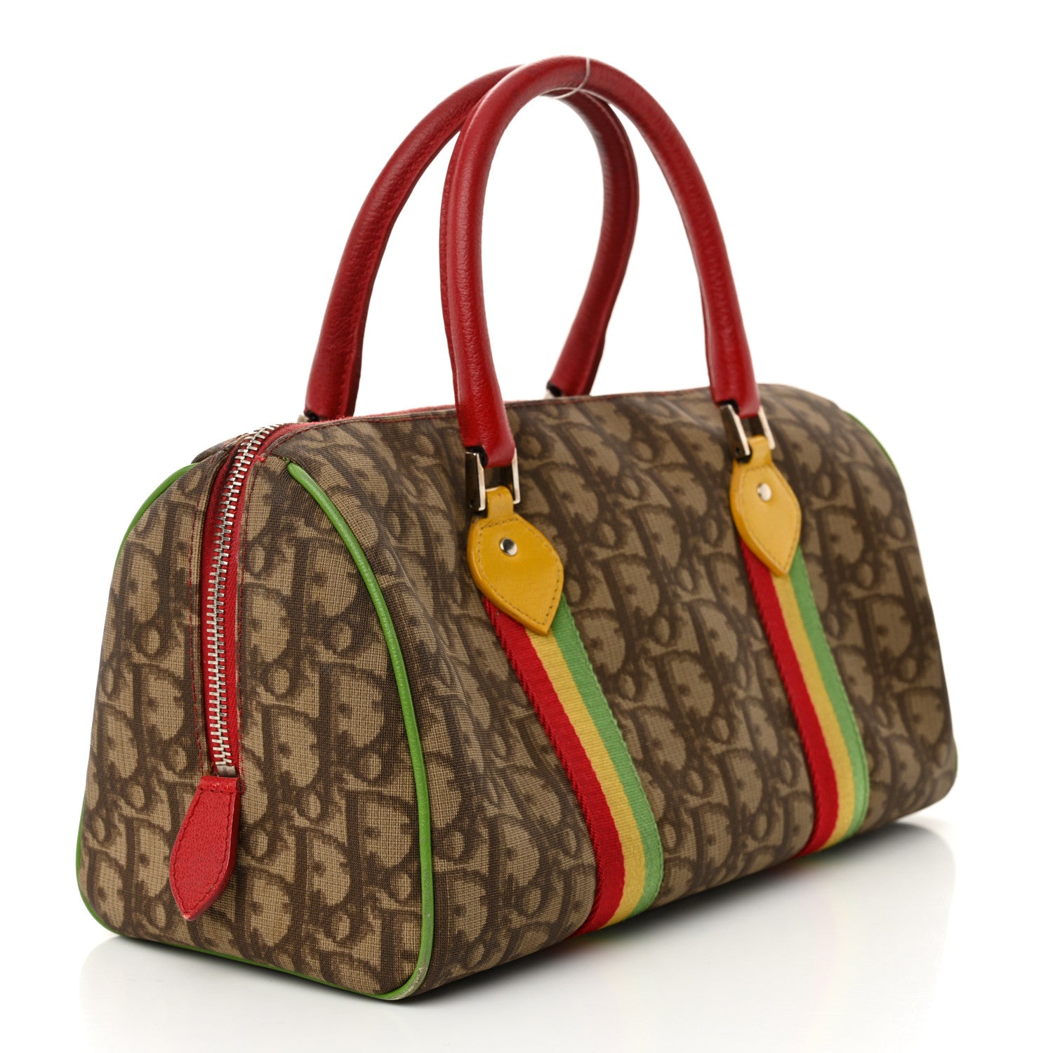 Christian Dior Monogram Rasta Boston Beige 3 of 16