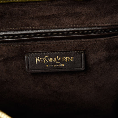 Saint Laurent Ostrich Muse Messenger Bag Green 8 of 10