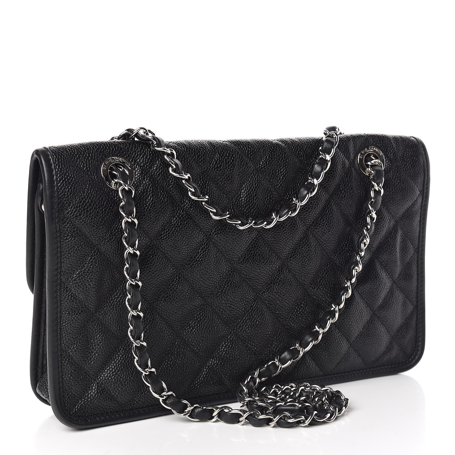 Chanel Caviar Quilted Medium French Riviera Flap Black 4 of 10