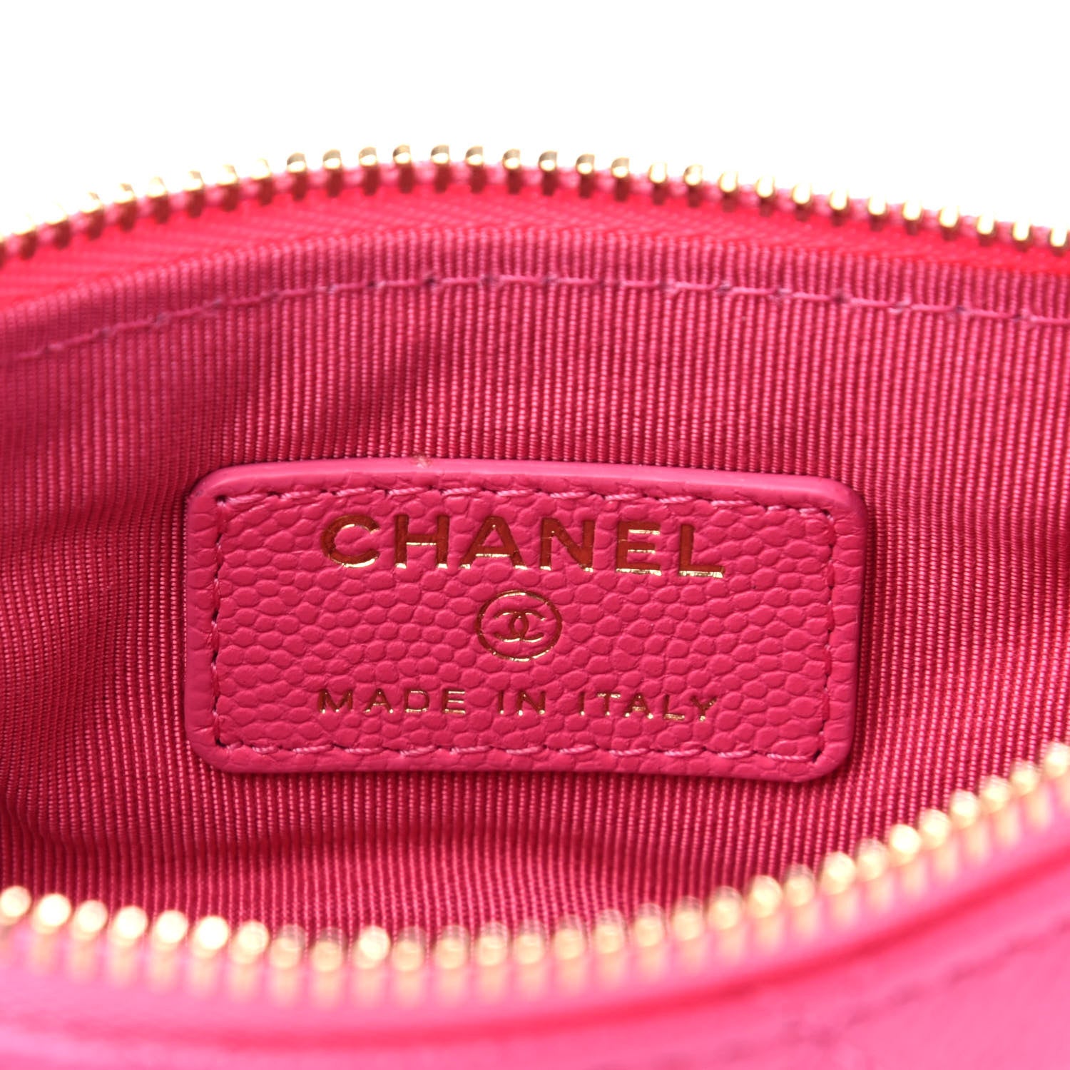 Chanel Caviar Quilted Small Cosmetic Case Pink 6 of 8