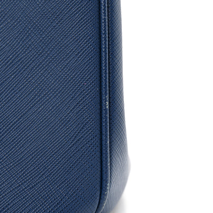 Prada Saffiano Lux Small Galleria Double Zip Tote Bluette 13 of 14