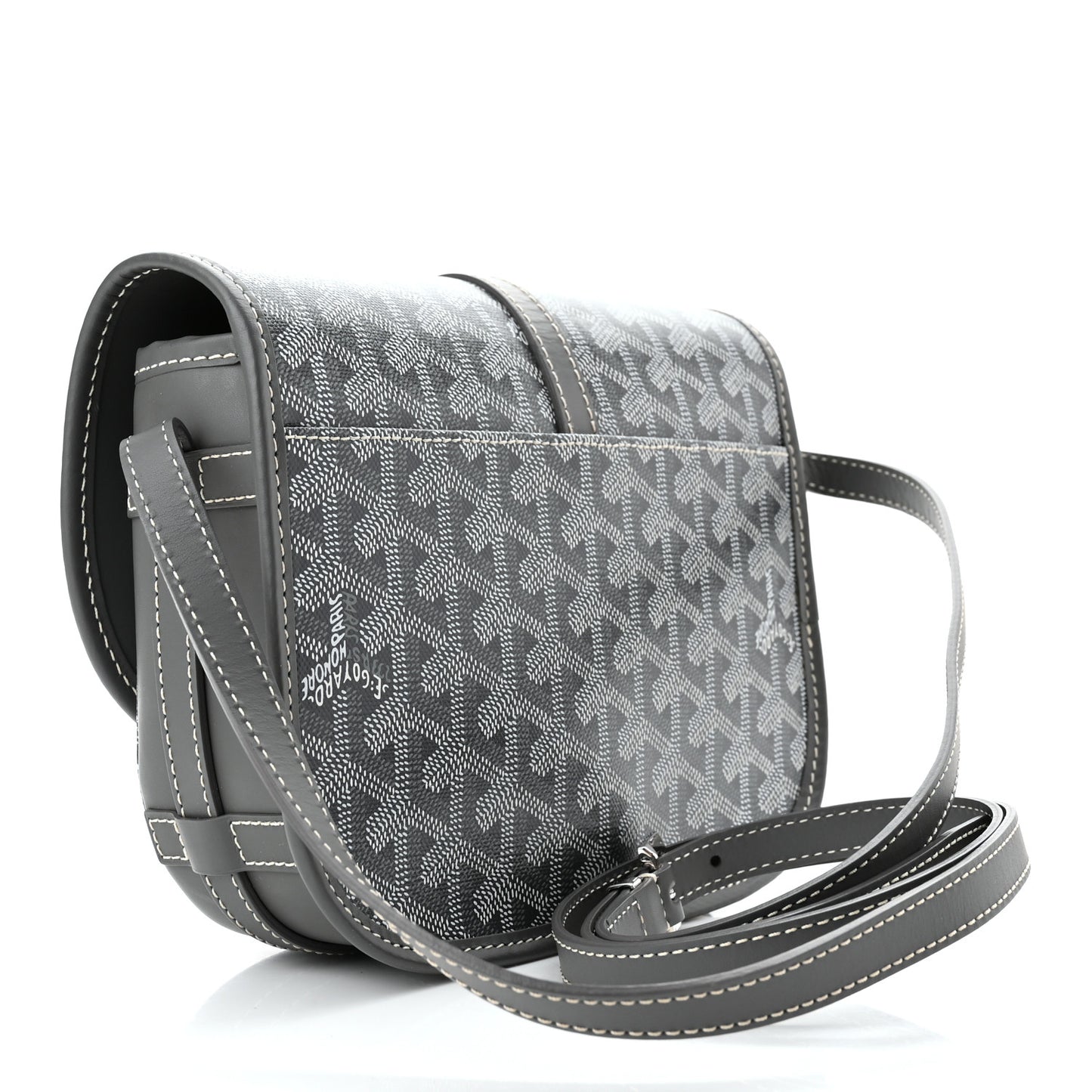 Goyardine Belvedere II PM Messenger Bag Gray