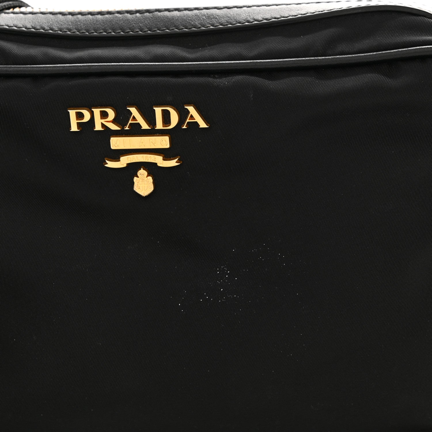 Prada Tessuto Nylon Soft Calf Camera Bag Black 12 of 14