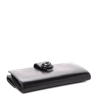 Gucci Calfskin GG Continental Wallet Black 4 of 10