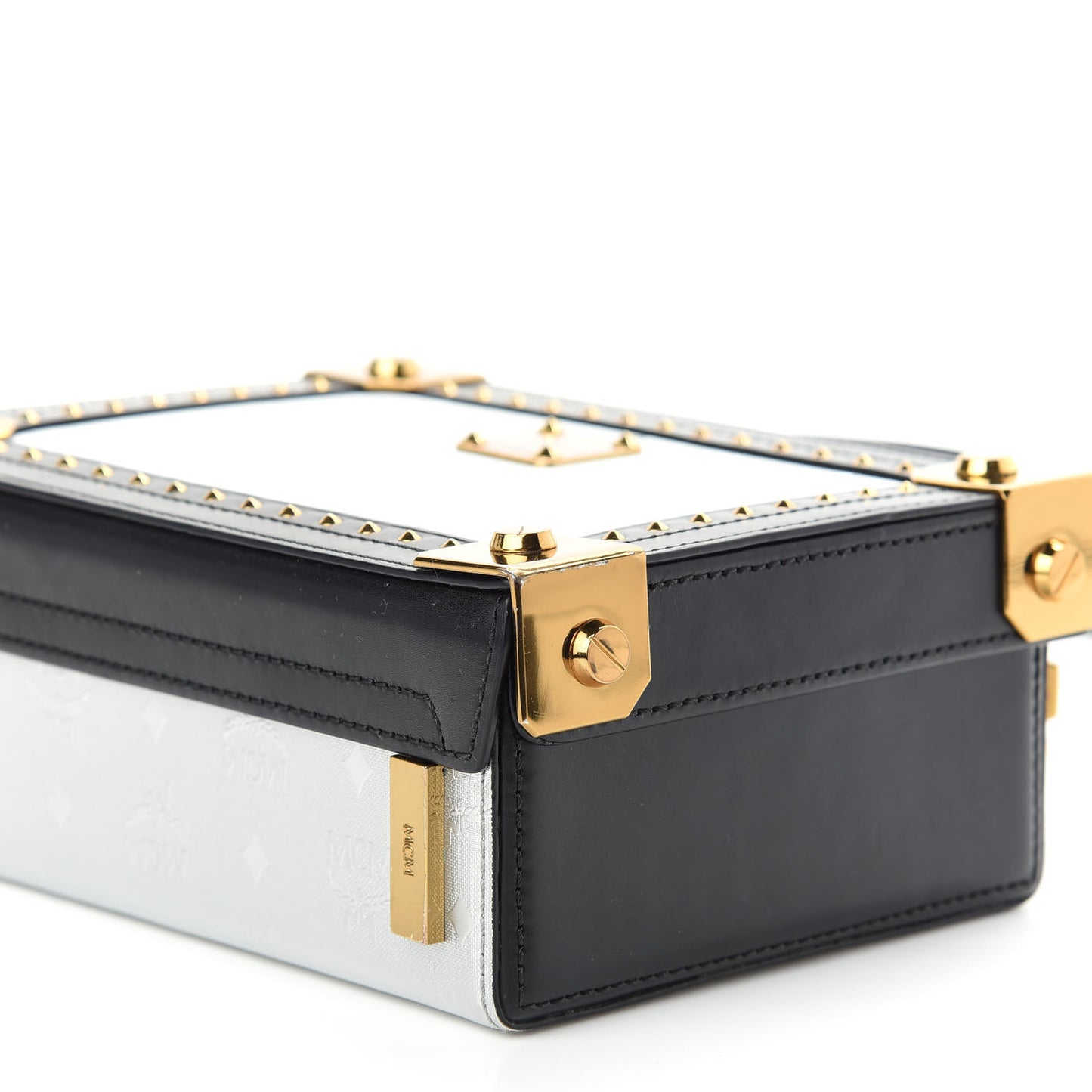 Odeon Calfskin Small Berlin Crossbody Steel Gray