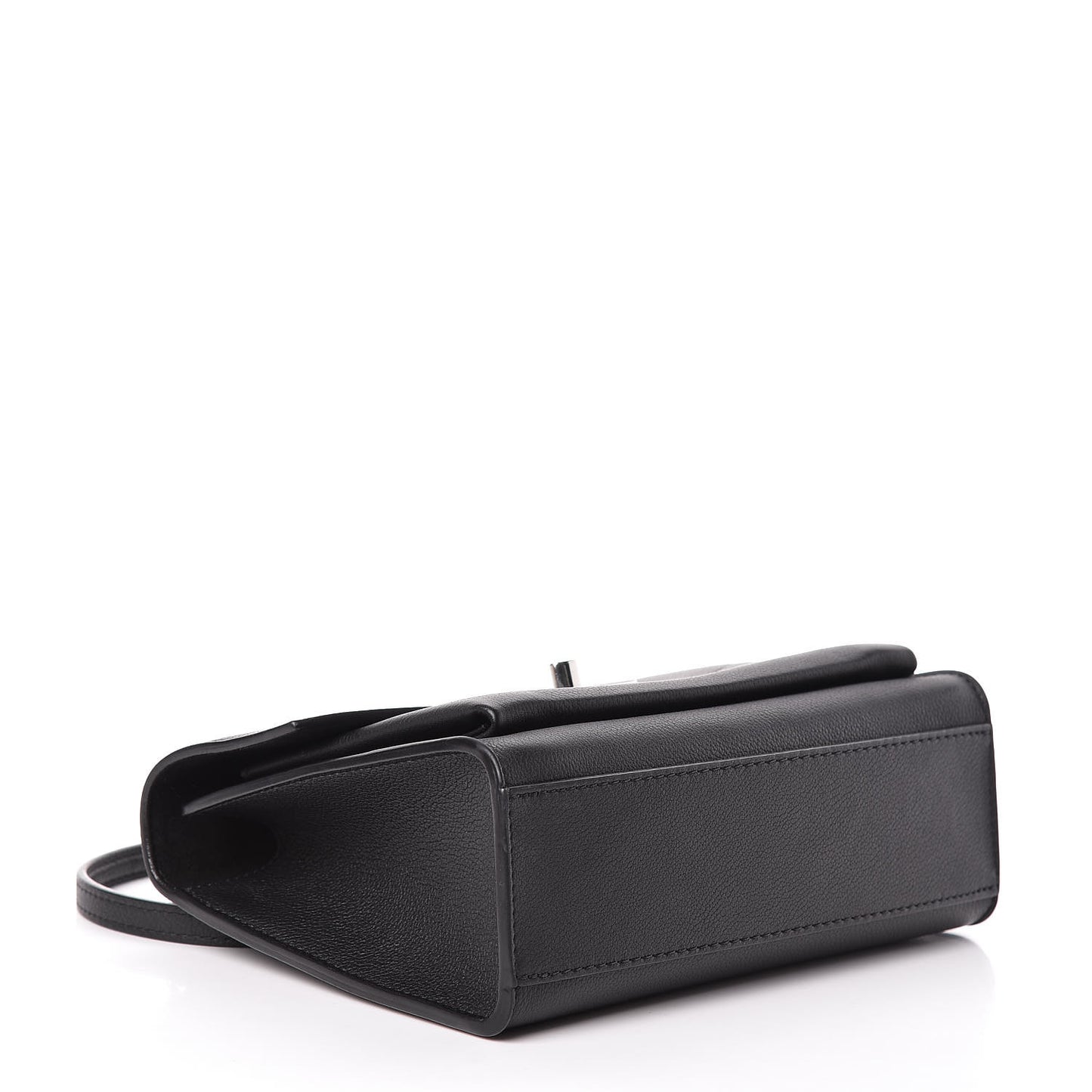 Soft Calfskin My Lockme Chain Bag BB Black