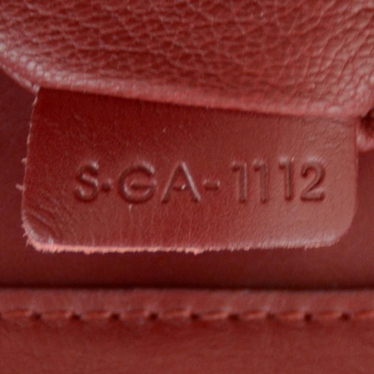 Smooth Calfskin Mini Luggage Bag Red