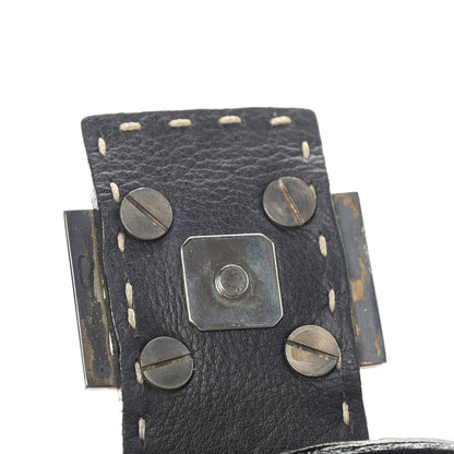 Fendi Calfskin Romano Selleria Baguette Black 16 of 16