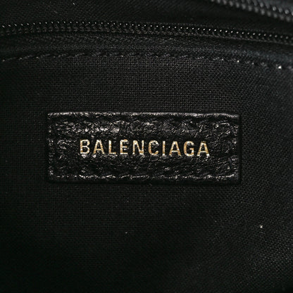 Balenciaga Agneau Stadio Laser Cut Cross Classic Gold Hardware Mini City Black 6 of 11