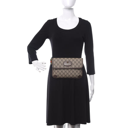Gucci GG Supreme Monogram Neo Vintage Web Belt Bag Brown 2 of 10