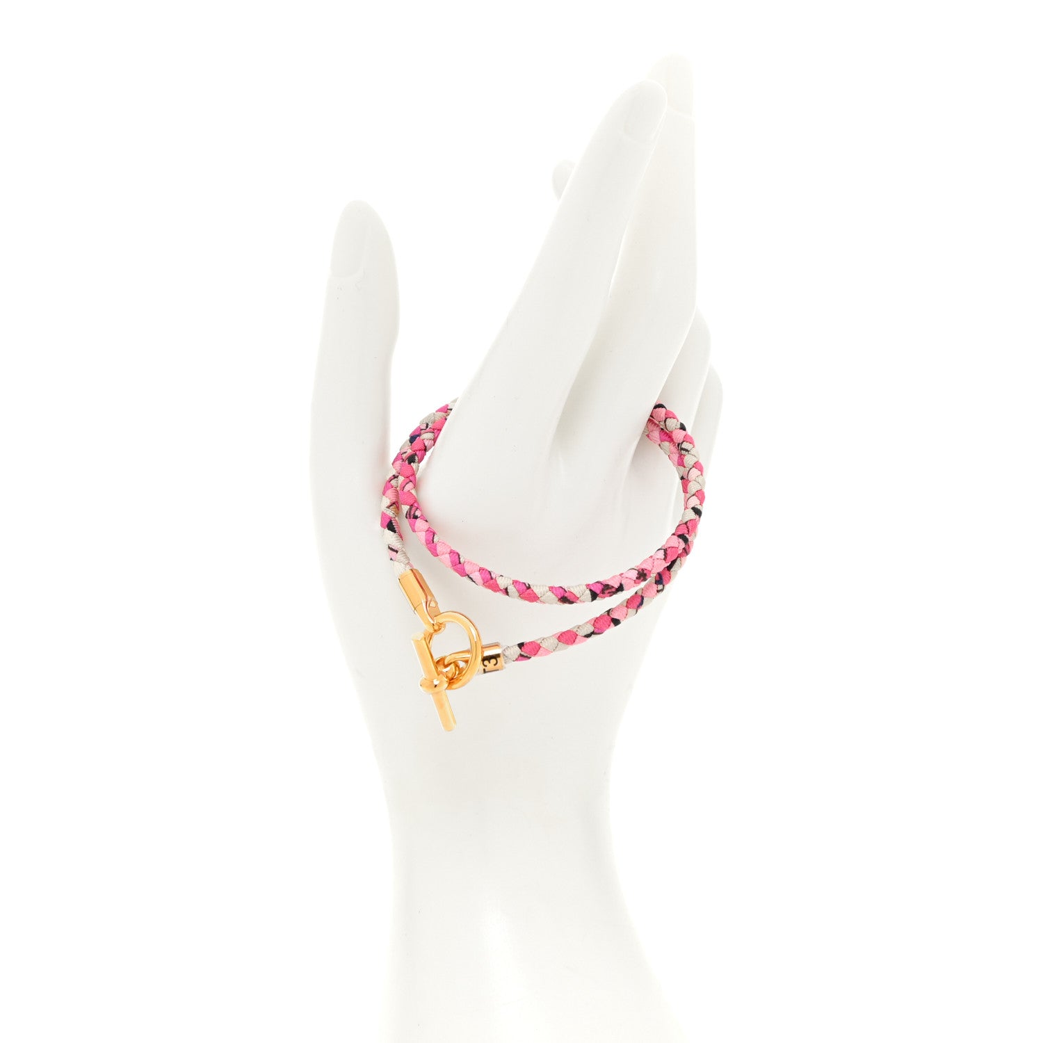Hermes Silk Astrologie Nouvelle Glenan Double Tour Bracelet T3 2 of 7