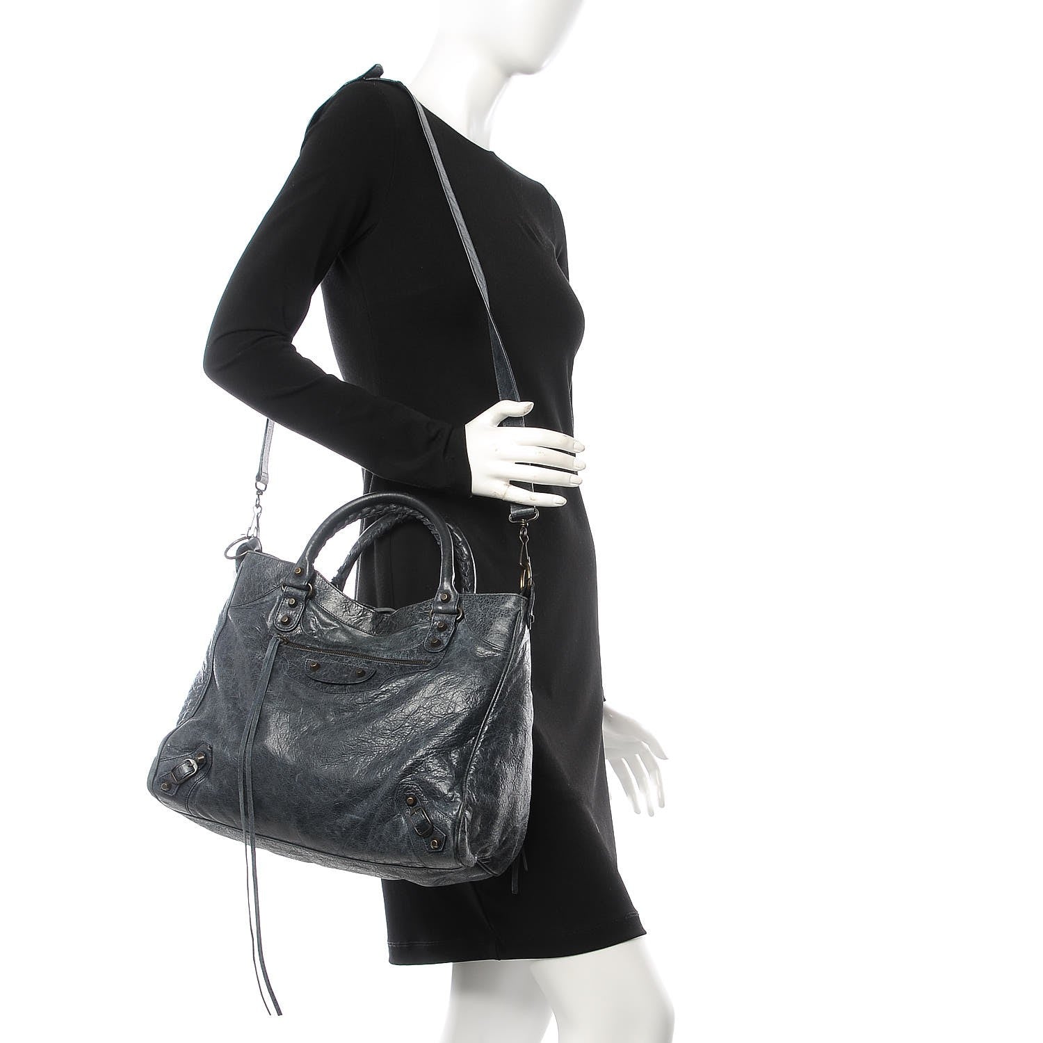 Balenciaga Agneau Classic Hardware Velo Dark Night 2 of 12