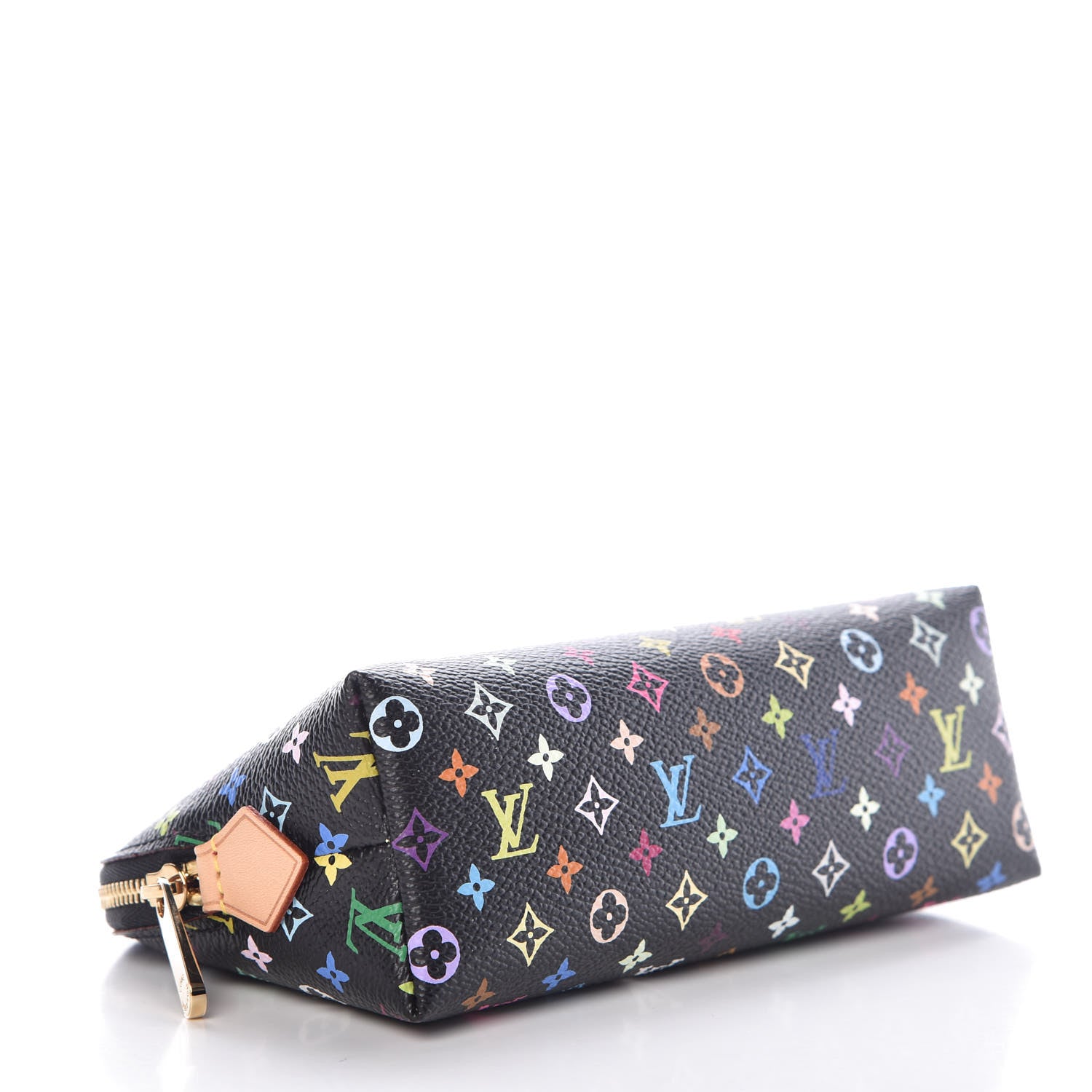 Louis Vuitton Monogram Multicolor Cosmetic Pouch Black Grenade 4 of 7