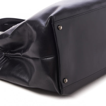 Chanel Glazed Calfskin Boy Tote Black 6 of 10