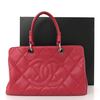Chanel Soft Caviar Quilted CC Timeless Tote Fuchsia 14 of 14