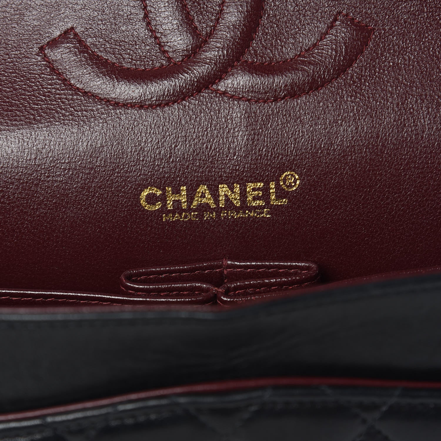 Chanel Lambskin Quilted Medium Double Flap Black 9 of 11