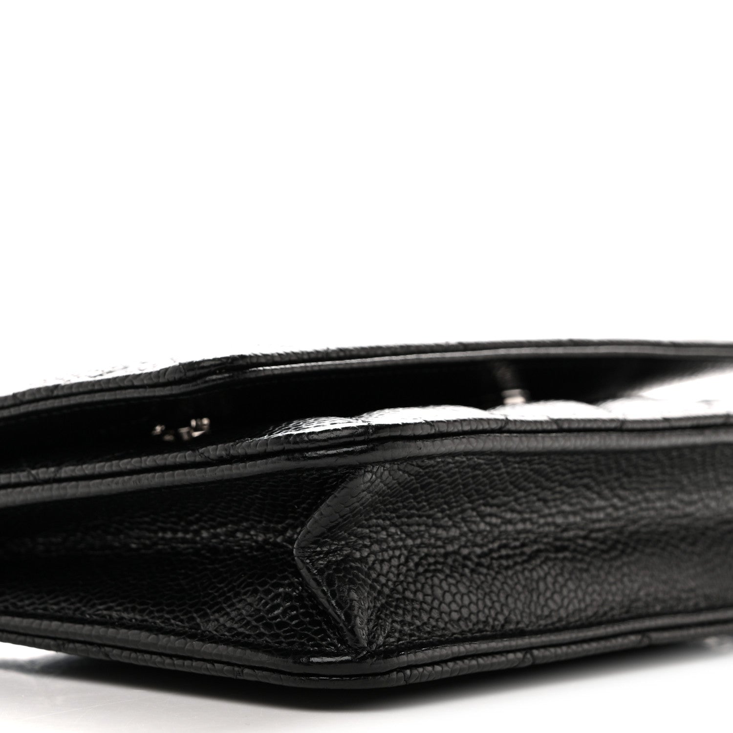 Chanel Caviar Quilted Wallet on Chain WOC Black 10 of 12