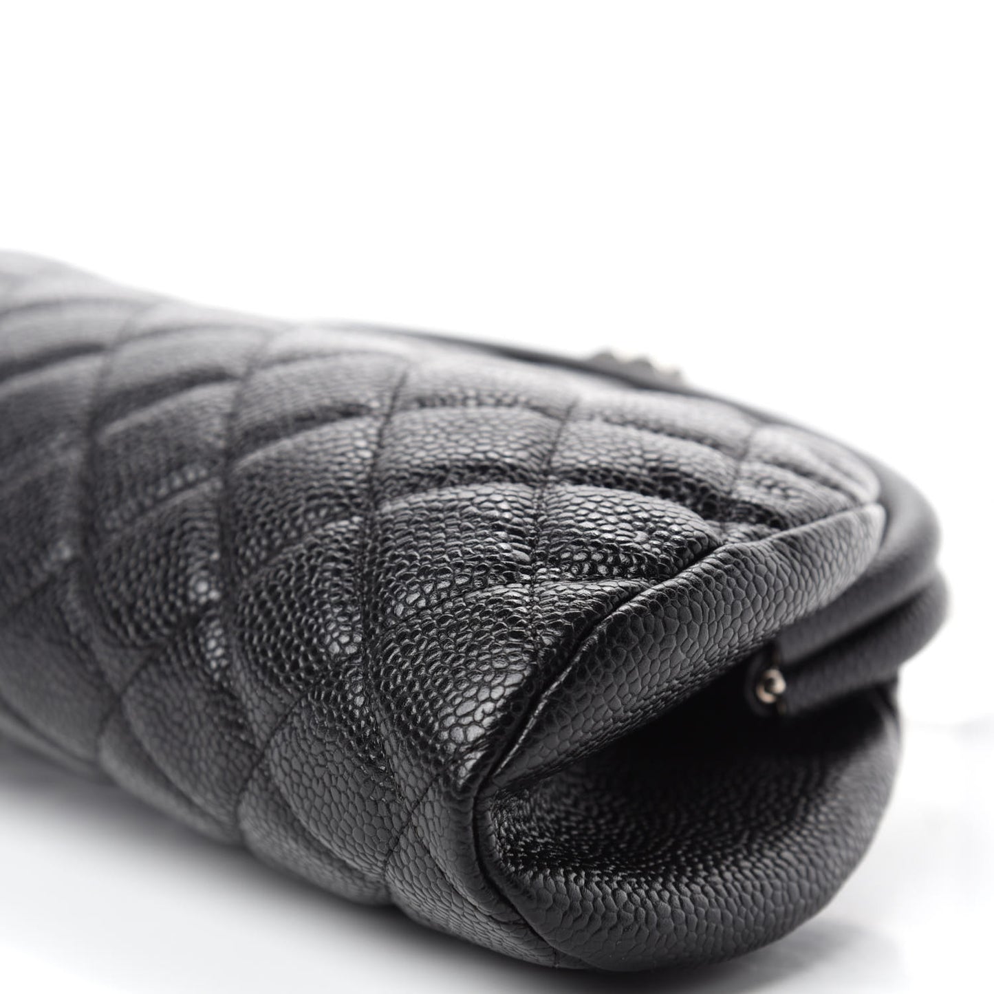 Caviar Quilted Timeless Clutch Black