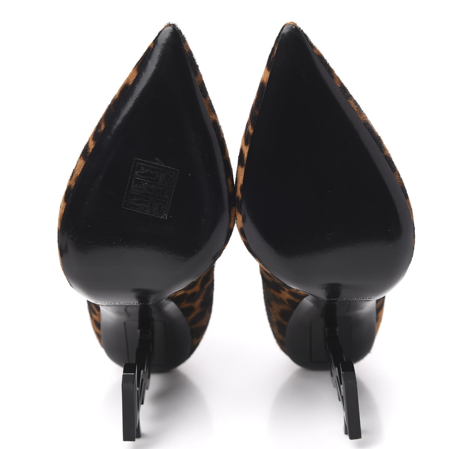 Saint Laurent Calf Hair Leopard Print Opyum 110 Pumps 35 Brown 5 of 9