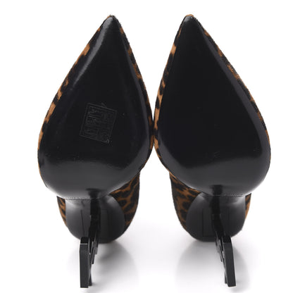 Saint Laurent Calf Hair Leopard Print Opyum 110 Pumps 35 Brown 5 of 9