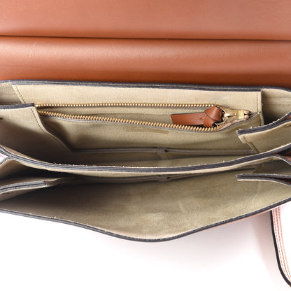Chloe Suede Calfskin Medium Faye Shoulder Bag Tobacco 4 of 9