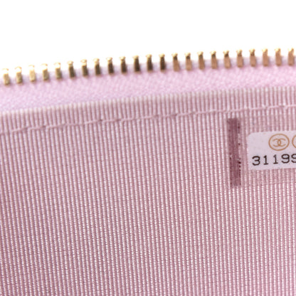 Chanel Caviar Quilted Mini Vanity Case With Chain Light Pink 9 of 11