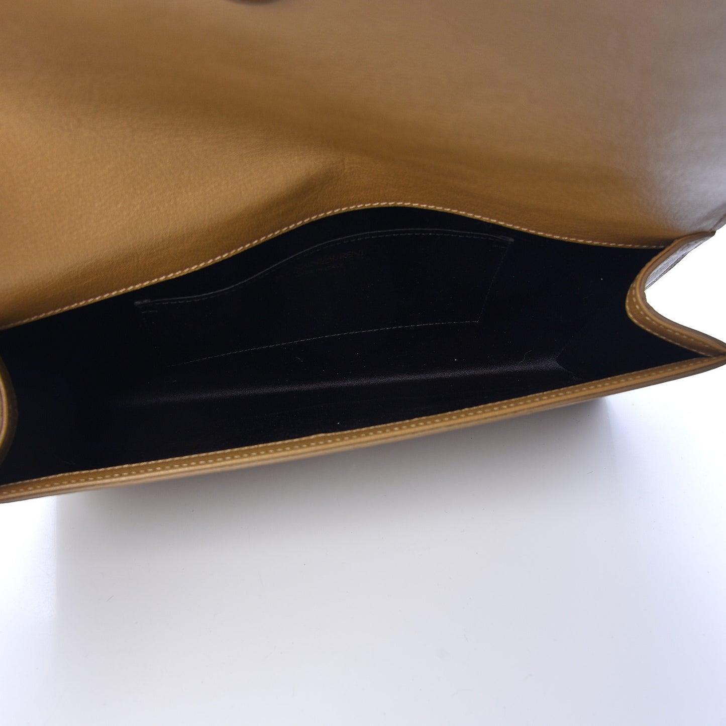 Calfskin Monogram Large Belle De Jour Clutch Beige