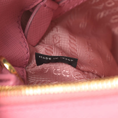 Prada Saffiano Small Galleria Double Zip Tote Petalo 7 of 15