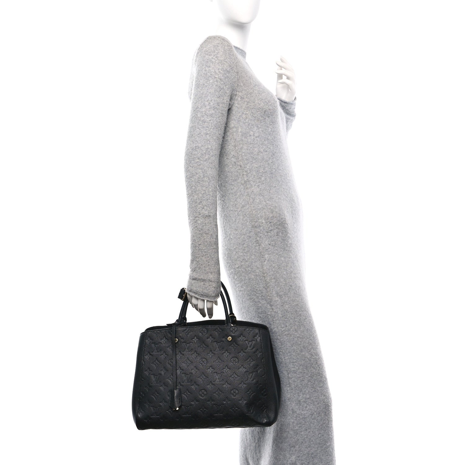 Louis Vuitton Empreinte Montaigne GM Black 2 of 9