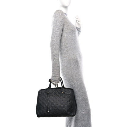 Louis Vuitton Empreinte Montaigne GM Black 2 of 9