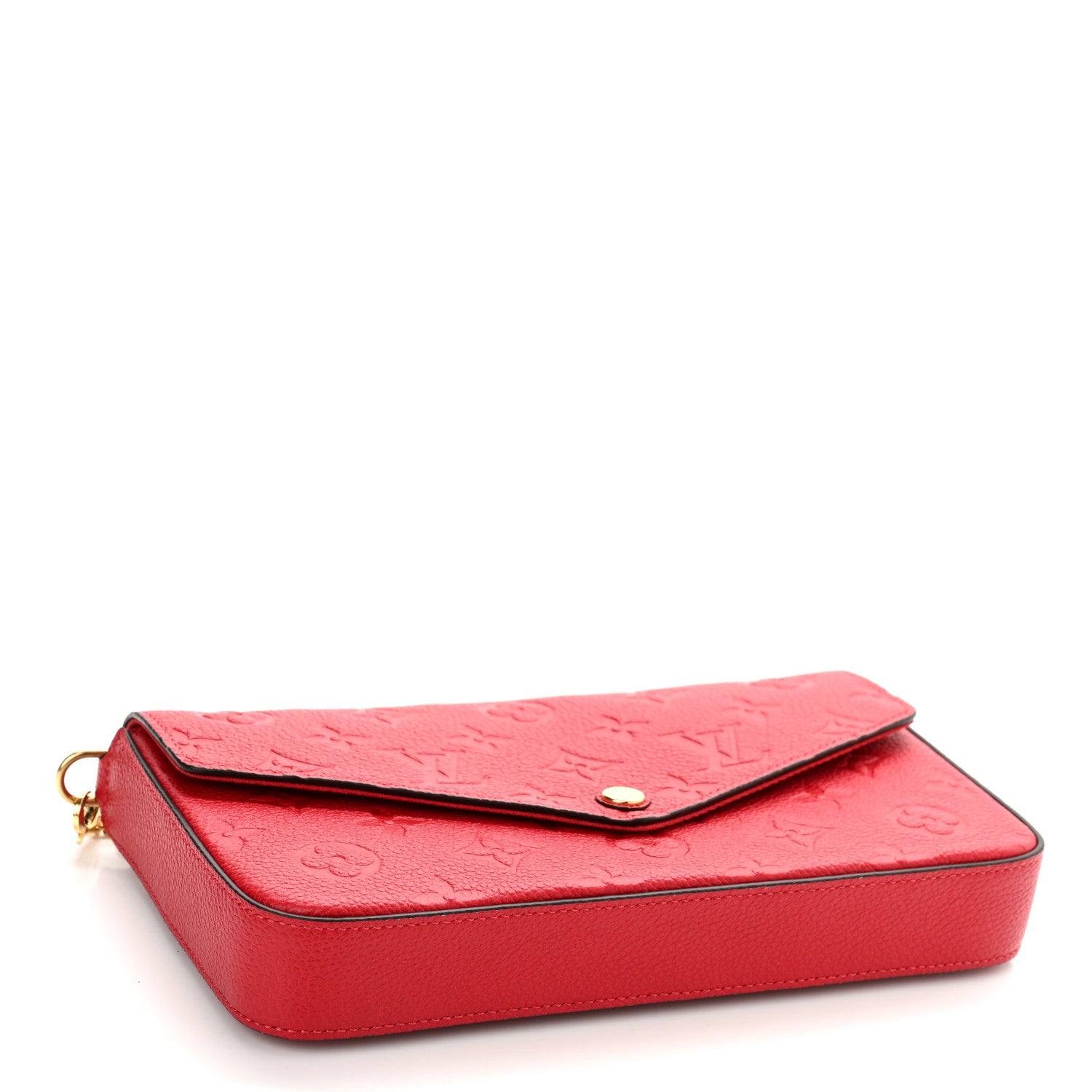 Louis Vuitton Empreinte Pochette Felicie Chain Wallet Scarlet 5 of 10