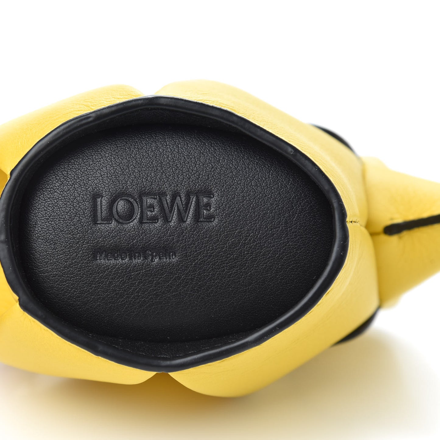 Calfskin Mini Elephant Crossbody Bag Yellow