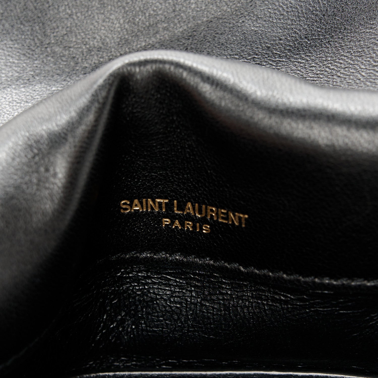 Saint Laurent Lambskin Quilted Monogram Medium Solferino Satchel Black 7 of 11