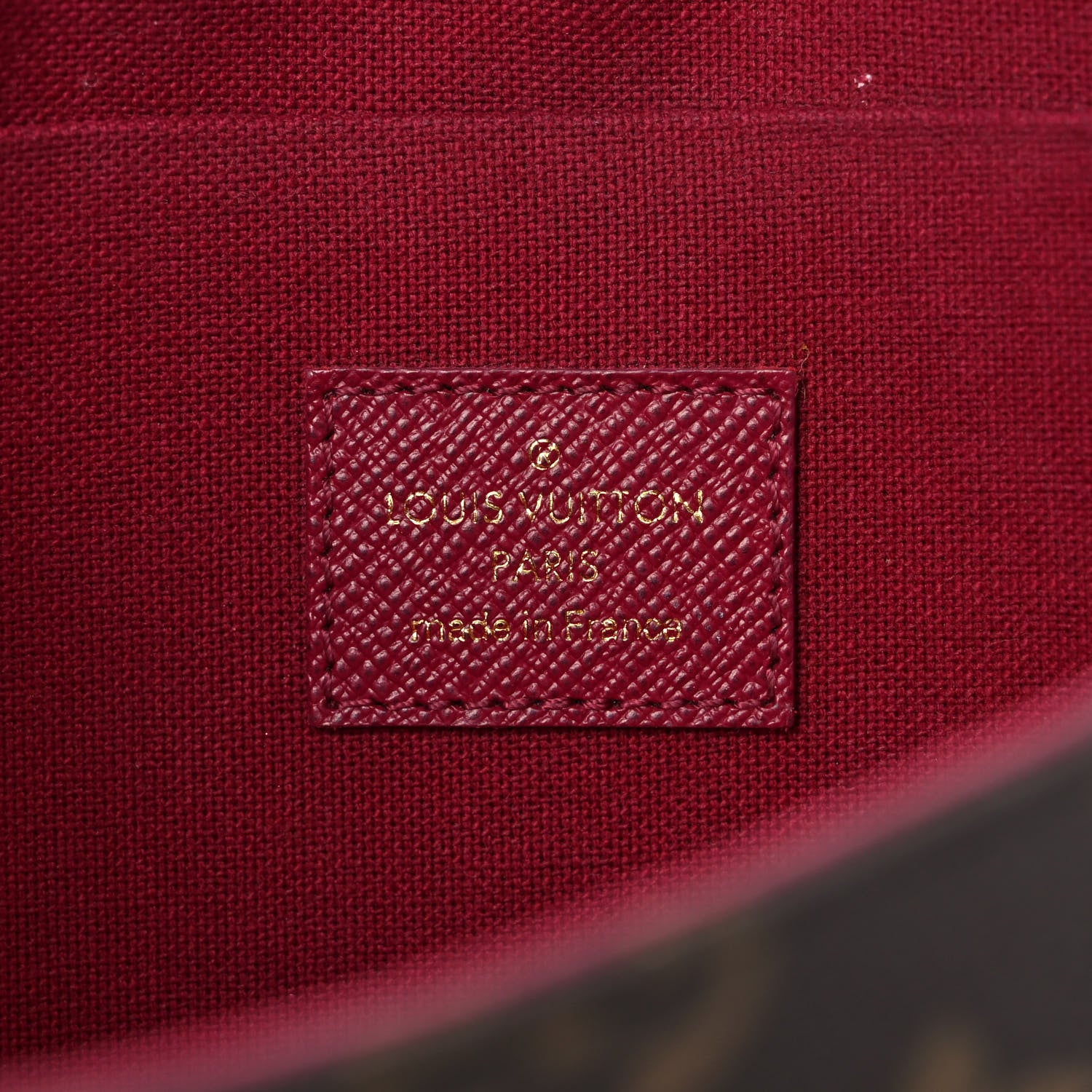 Louis Vuitton Monogram Pochette Felicie Chain Wallet Fuchsia 6 of 9