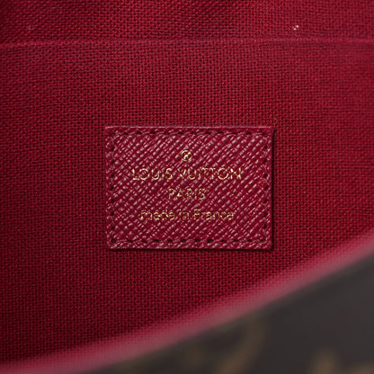 Louis Vuitton Monogram Pochette Felicie Chain Wallet Fuchsia 6 of 9