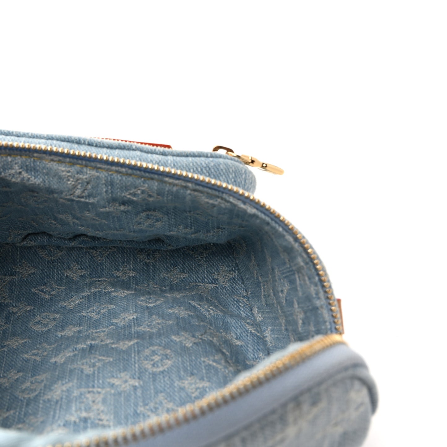 Monogram Denim Mini Bumbag Sky Blue