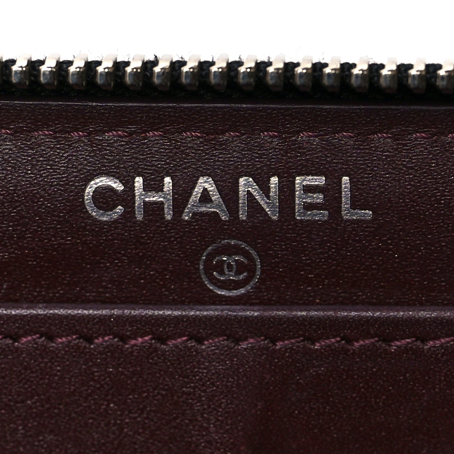 Caviar Quilted Large Gusset Zip Around Wallet Black