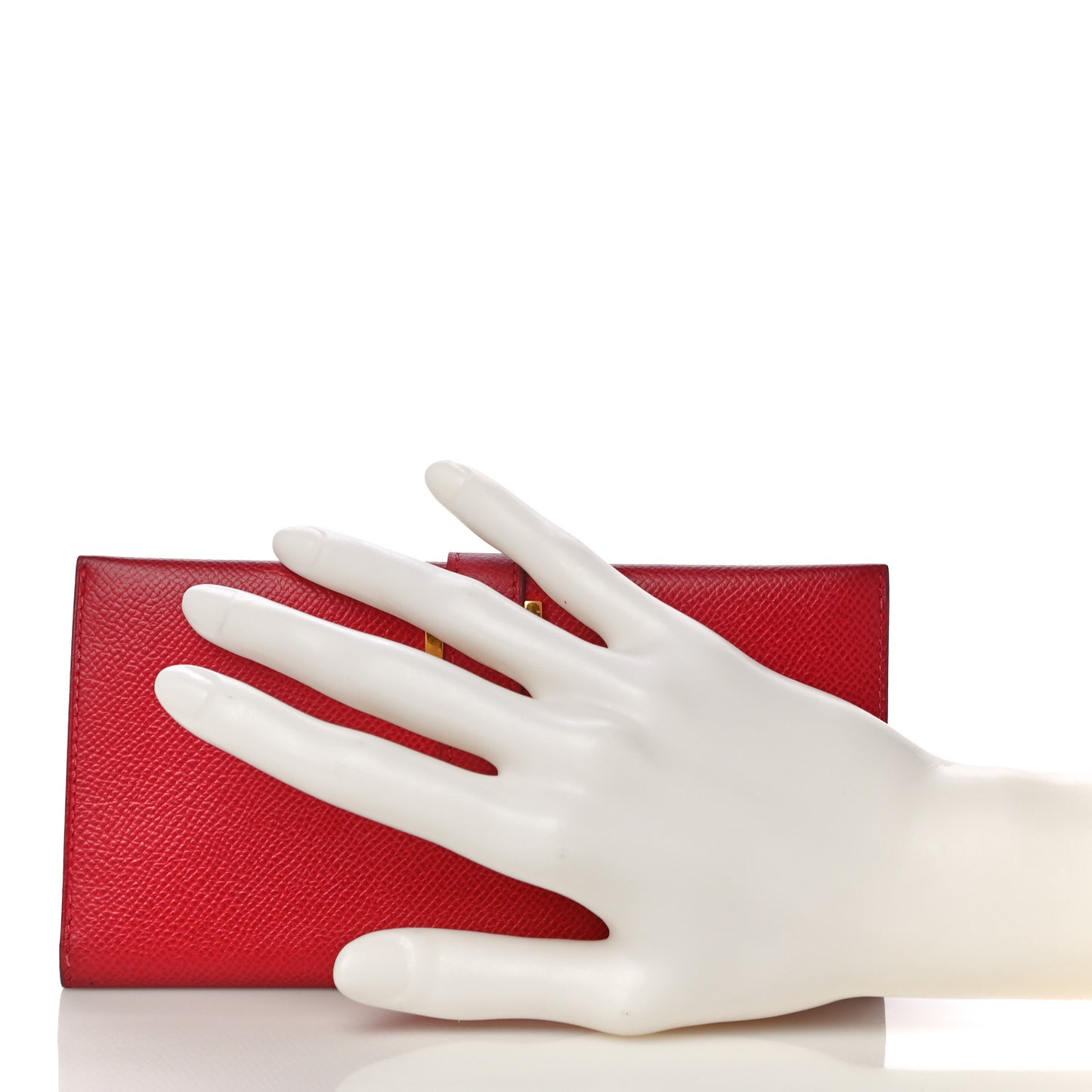 Courchevel Bearn Gusset Wallet Rouge Vif