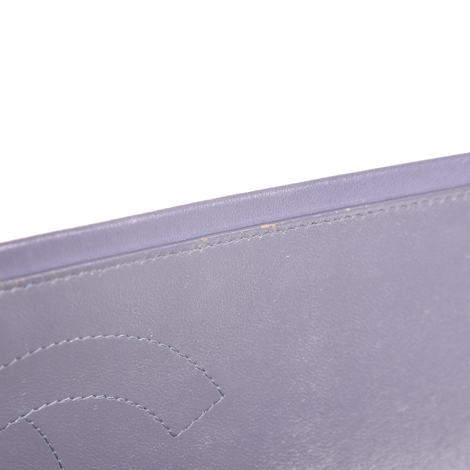 Chanel Lambskin Quilted Jumbo Double Flap Light Purple 10 of 16