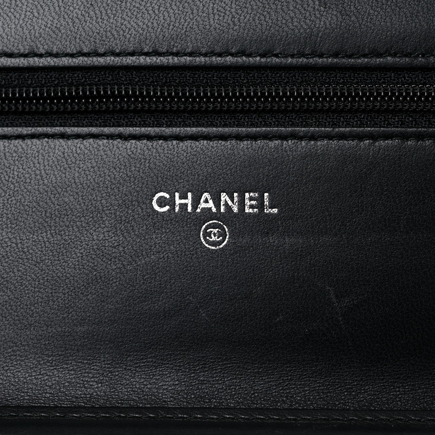Chanel Lambskin Quilted Boy Wallet On Chain WOC Black 6 of 16