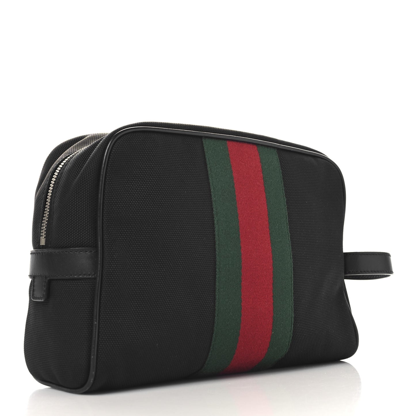 Techno Canvas Web Toiletry Case Black