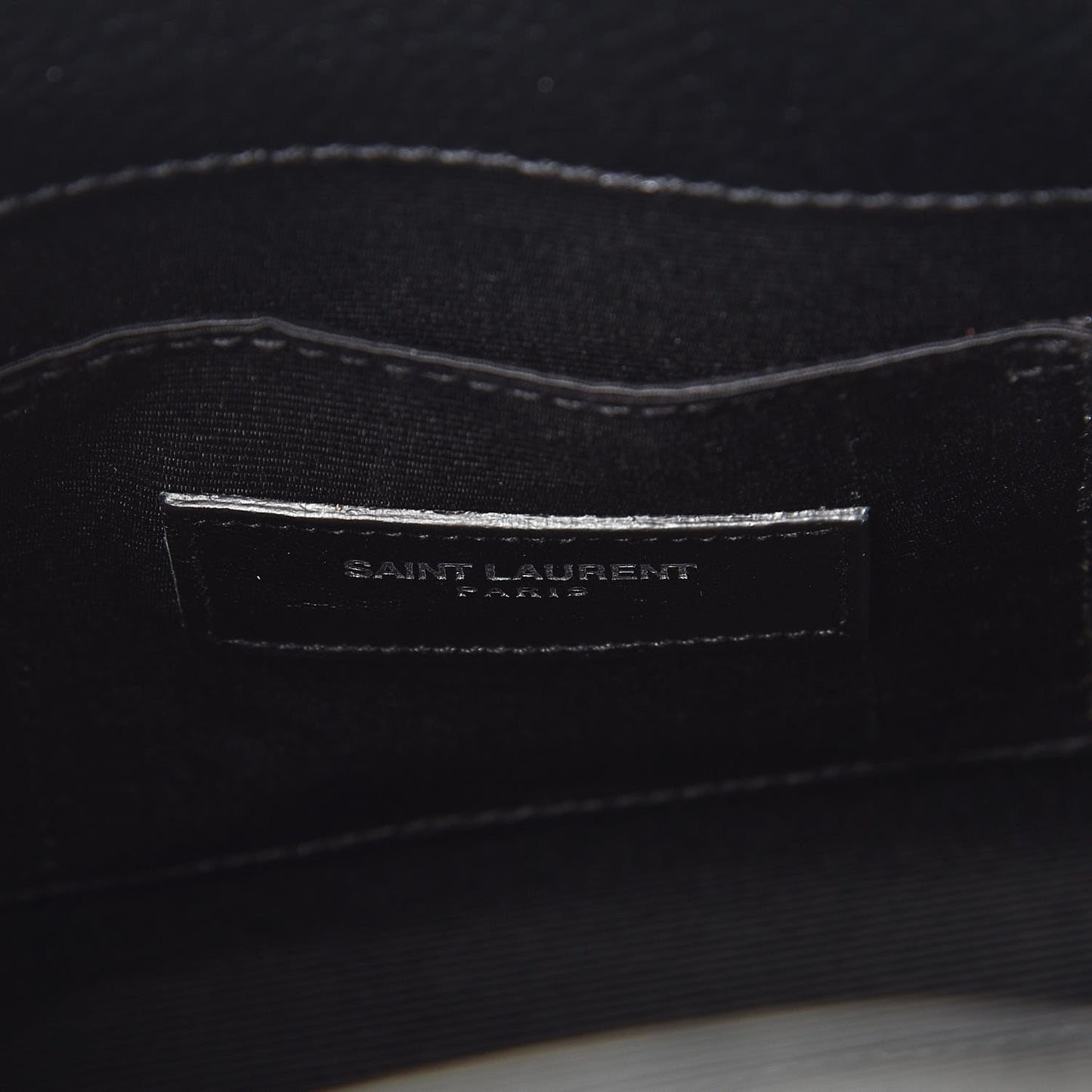 Grained Calfskin Nano Sac De Jour Black
