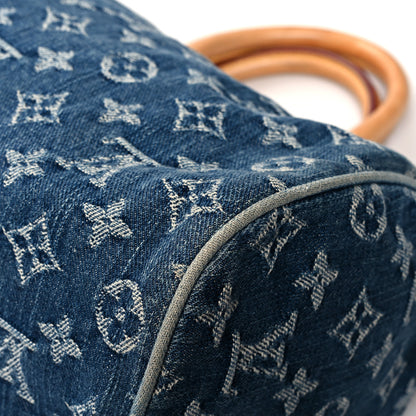 Louis Vuitton Monogram Denim Neo Speedy Blue 11 of 14