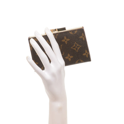 Louis Vuitton Monogram French Kiss Lock Coin Purse 2 of 6