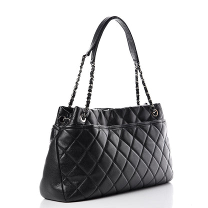 Chanel Caviar Quilted Timeless CC Soft Tote Black 3 of 10