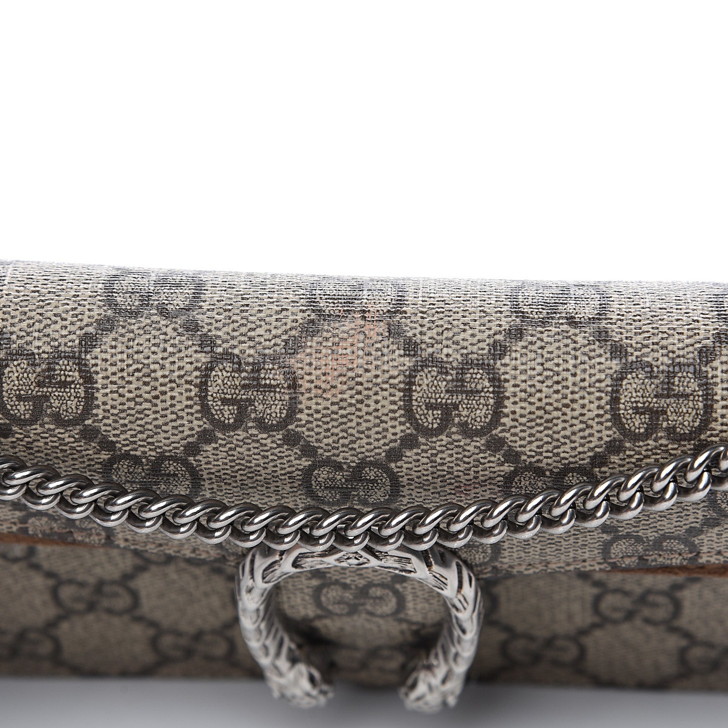 Gucci GG Supreme Monogram Super Mini Dionysus Shoulder Bag Taupe 6 of 9