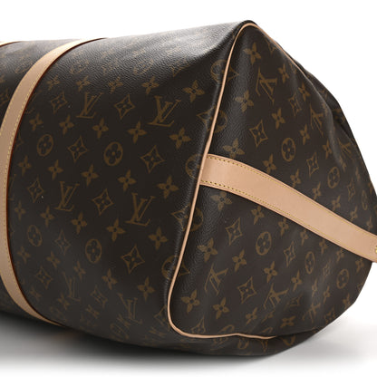 Louis Vuitton Monogram Keepall Bandouliere 55 9 of 12