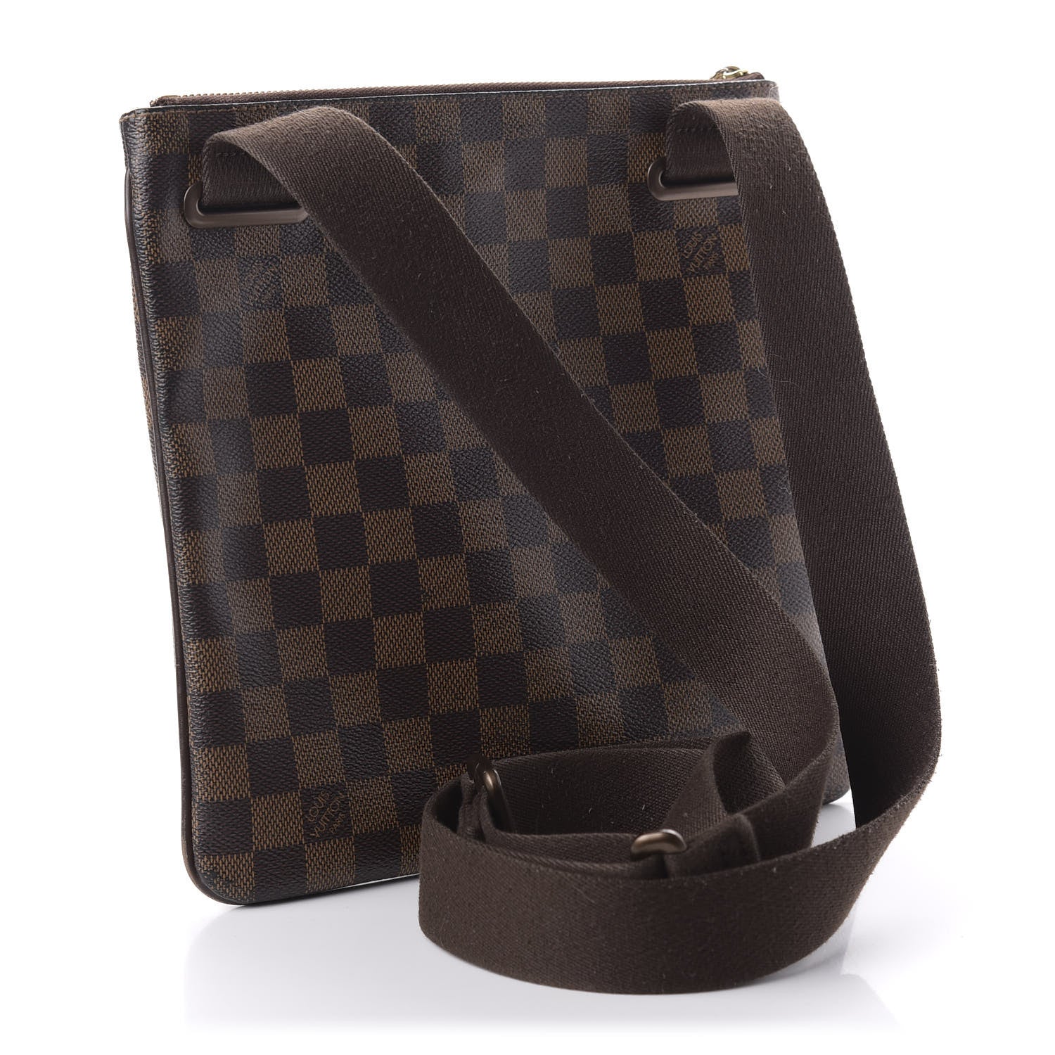 Louis Vuitton Damier Ebene Brooklyn Flat Pochette 3 of 9