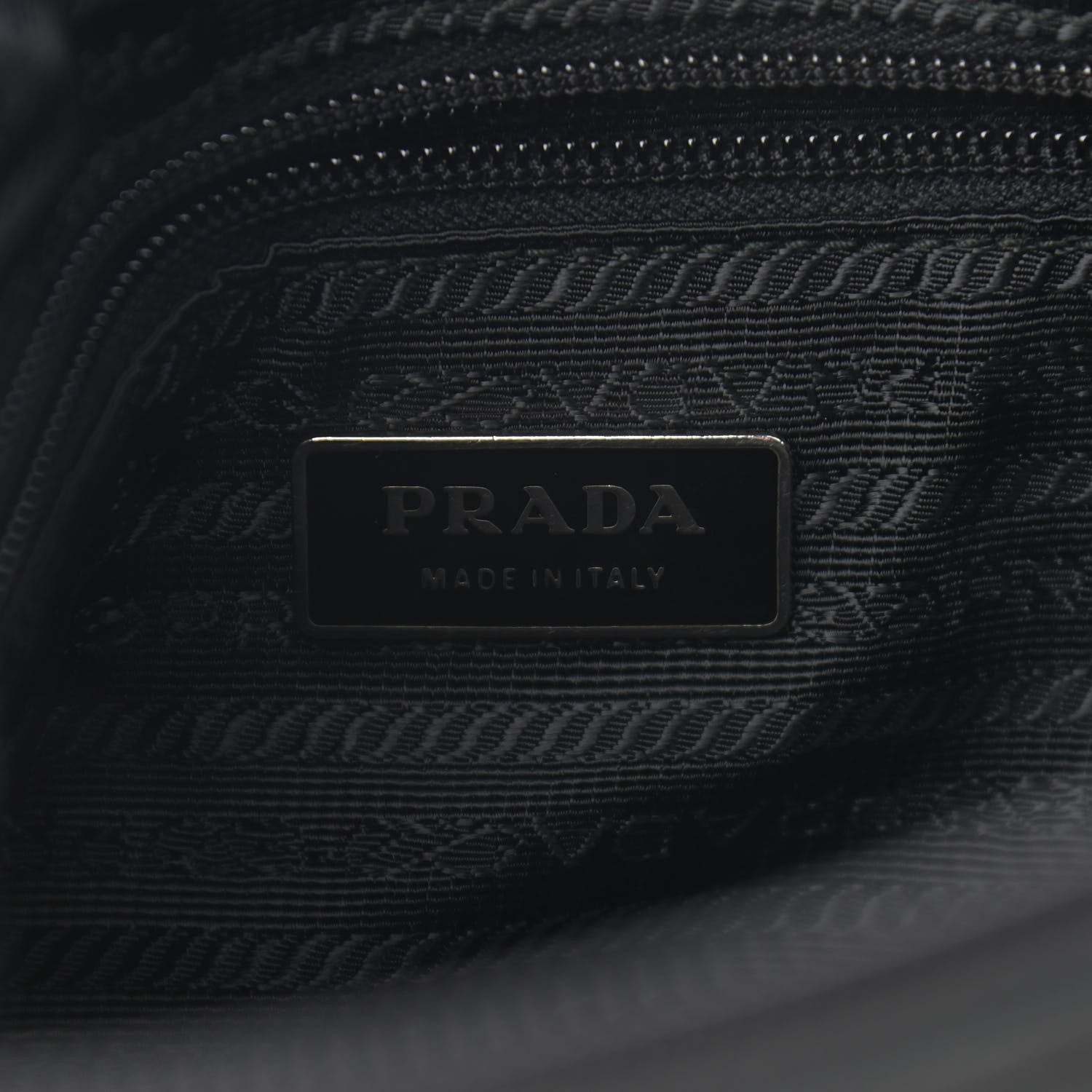 Prada Nylon Vela Flat Messenger Bag Black 5 of 11